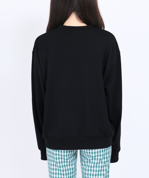 WC(ダブル シー)の「ロゴ刺繍スウェット(スウェット・レディース・ブラック/サックスブルー/ライトパープル/ピンク/グリーン・FREE)」の17枚目の写真