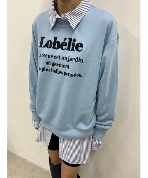 WC(ダブル シー)の「ロゴ刺繍スウェット(スウェット・レディース・ブラック/サックスブルー/ライトパープル/ピンク/グリーン・FREE)」の12枚目の写真