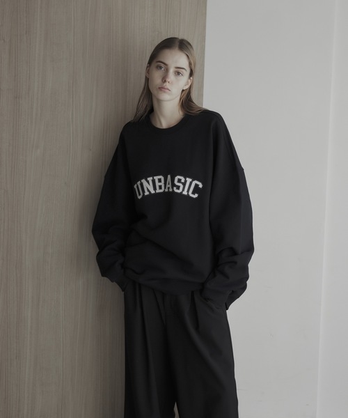 remer(リメール)の「loose UNBASIC logo over sweat / ルーズアンベーシックロゴオーバースウェット(スウェット・メンズ・ブラック/グレー・SMALL/MEDIUM/LARGE)」の10枚目の写真