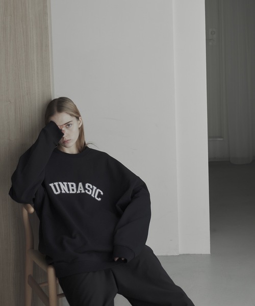 remer(リメール)の「loose UNBASIC logo over sweat / ルーズアンベーシックロゴオーバースウェット(スウェット・メンズ・ブラック/グレー・SMALL/MEDIUM/LARGE)」の15枚目の写真