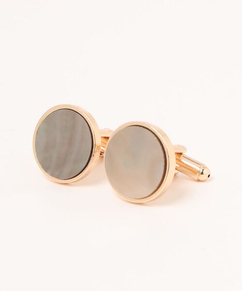 Fun & Daily（ファンアンドデイリー）の「F&D : シェルストーンカフスリンク（カフリンクス・メンズ・ホワイト/グレー/その他1/その他2・FREE）」の10枚目の写真