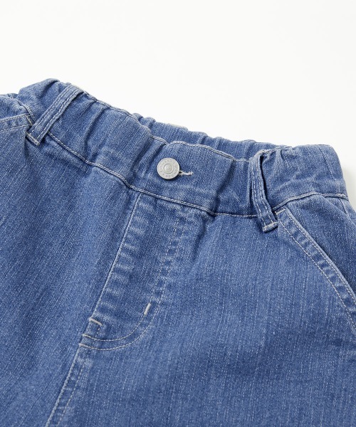 devirock（デビロック）の「楽デニム ワイドパンツ（デニムパンツ・キッズ・ブルー系その他/ネイビー/サックスブルー・100cm/110cm/120cm/130cm/140cm/150cm/160cm）」の9枚目の写真