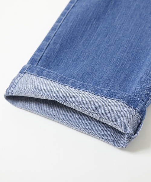 devirock（デビロック）の「楽デニム ワイドパンツ（デニムパンツ・キッズ・ブルー系その他/ネイビー/サックスブルー・100cm/110cm/120cm/130cm/140cm/150cm/160cm）」の12枚目の写真