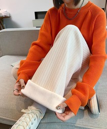 aimoha | 裏起毛　コーデュロイワイドパンツ(その他パンツ)