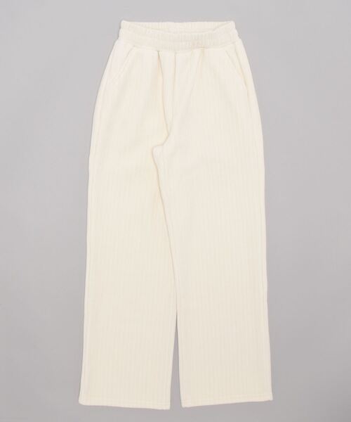 aimoha（アイモハ）の「裏起毛　コーデュロイワイドパンツ（その他パンツ・レディース・ブラック/ベージュ・X-LARGE/MEDIUM/LARGE/XX-LARGE/SMALL）」の5枚目の写真