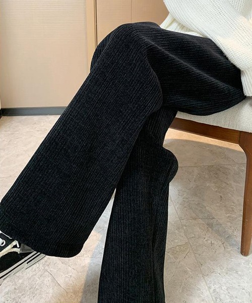 aimoha（アイモハ）の「裏起毛　コーデュロイワイドパンツ（その他パンツ・レディース・ブラック/ベージュ・X-LARGE/MEDIUM/LARGE/XX-LARGE/SMALL）」の19枚目の写真