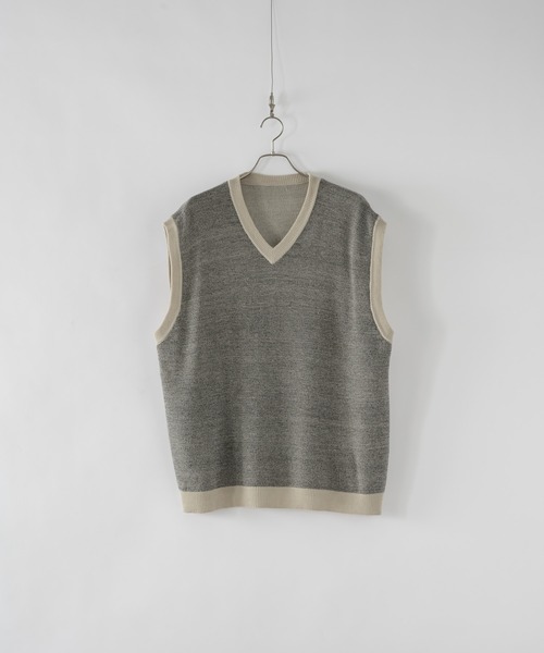 DOOPZ（ドープス）の「リバーシブルニットベスト（ベスト・メンズ・ベージュ/グレー・SMALL/MEDIUM/LARGE）」の19枚目の写真