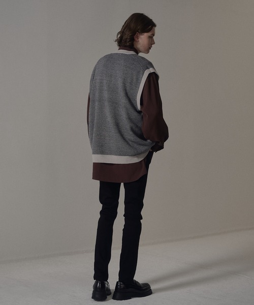 DOOPZ（ドープス）の「リバーシブルニットベスト（ベスト・メンズ・ベージュ/グレー・SMALL/MEDIUM/LARGE）」の12枚目の写真