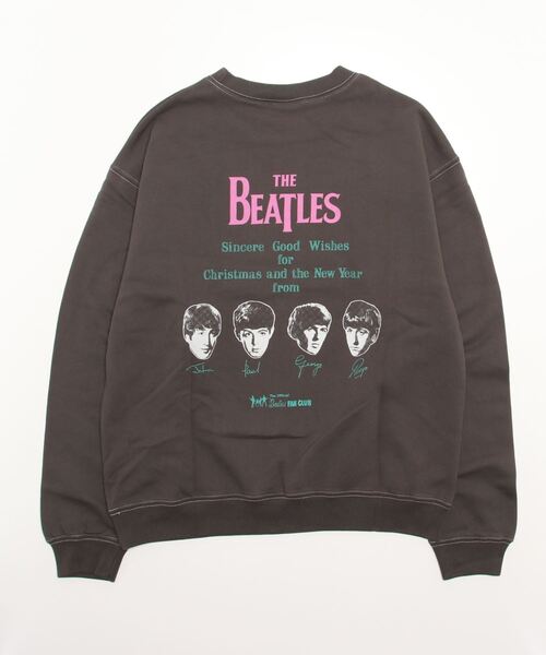 The Beatles（ザビートルズ）の「【THE BEATLES】フォトプリントスウェット/バックプリント/ビッグシルエット（スウェット・メンズ・アッシュグレー/オフホワイト/チャコールグレー・M/L/XL）」の4枚目の写真