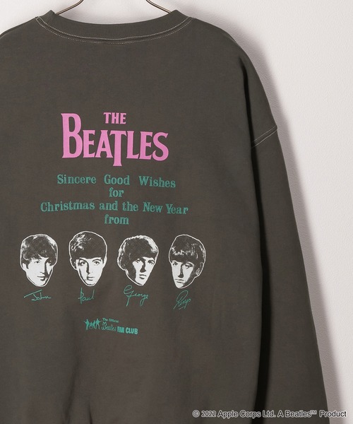 The Beatles（ザビートルズ）の「【THE BEATLES】フォトプリントスウェット/バックプリント/ビッグシルエット（スウェット・メンズ・アッシュグレー/オフホワイト/チャコールグレー・M/L/XL）」の2枚目の写真
