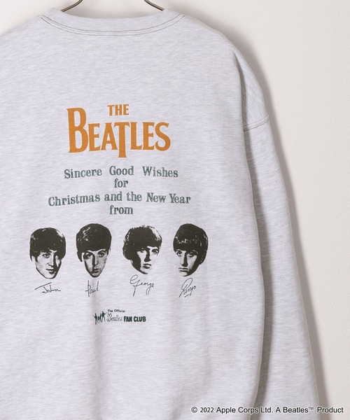 The Beatles（ザビートルズ）の「【THE BEATLES】フォトプリントスウェット/バックプリント/ビッグシルエット（スウェット・メンズ・アッシュグレー/オフホワイト/チャコールグレー・M/L/XL）」の3枚目の写真