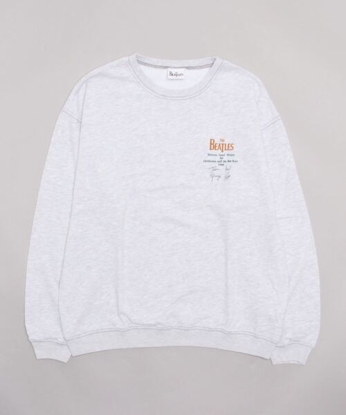 The Beatles（ザビートルズ）の「【THE BEATLES】フォトプリントスウェット/バックプリント/ビッグシルエット（スウェット・メンズ・アッシュグレー/オフホワイト/チャコールグレー・M/L/XL）」の7枚目の写真