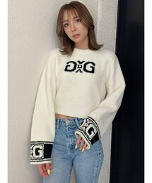 SYMMETRY GYDA モールヤーンニットトップス