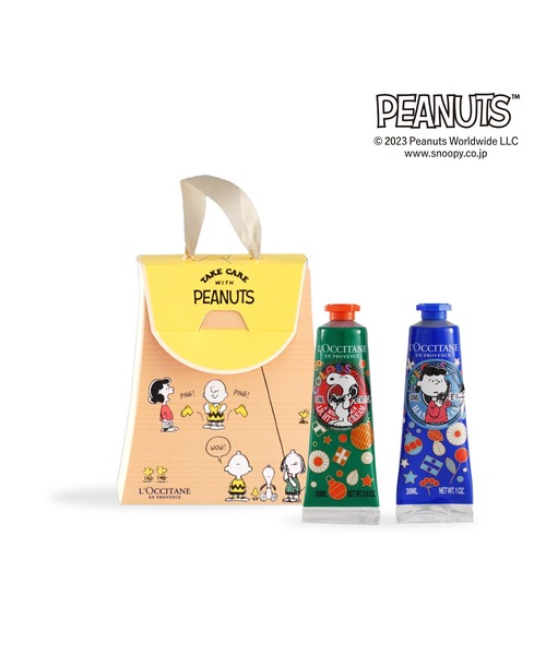 L'OCCITANE（ロクシタン）の「SNOOPY ハンドクリーム 2本セット