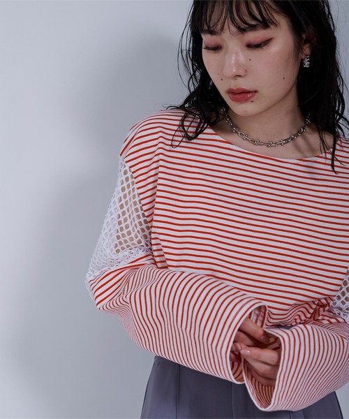 新品 多部未華子着用 miette ボーダー ロンT ミエット - メルカリ