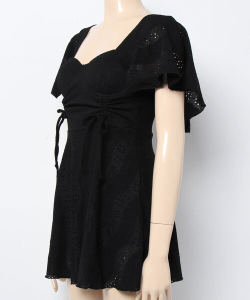 Dita Muaj.（ディータムアージュ）の「レースワンピース 水着（水着・レディース・ブラック/アイボリー・L/M/XL）」の6枚目の写真