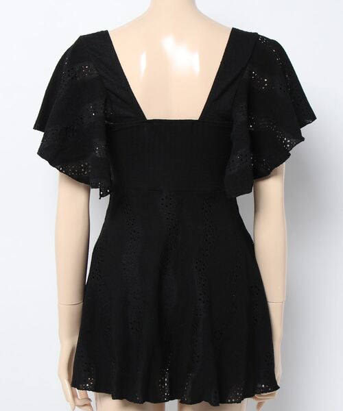 Dita Muaj.（ディータムアージュ）の「レースワンピース 水着（水着・レディース・ブラック/アイボリー・L/M/XL）」の4枚目の写真