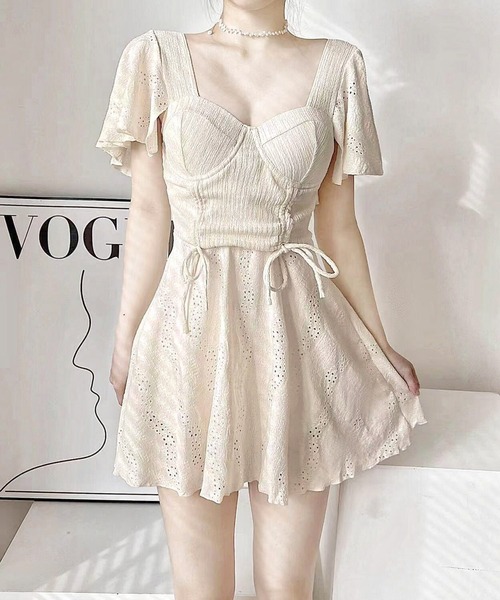 Dita Muaj.（ディータムアージュ）の「レースワンピース 水着（水着・レディース・ブラック/アイボリー・L/M/XL）」の21枚目の写真