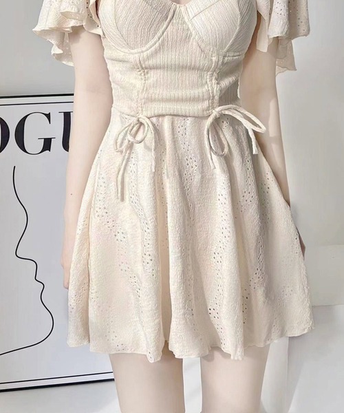 Dita Muaj.（ディータムアージュ）の「レースワンピース 水着（水着・レディース・ブラック/アイボリー・L/M/XL）」の13枚目の写真