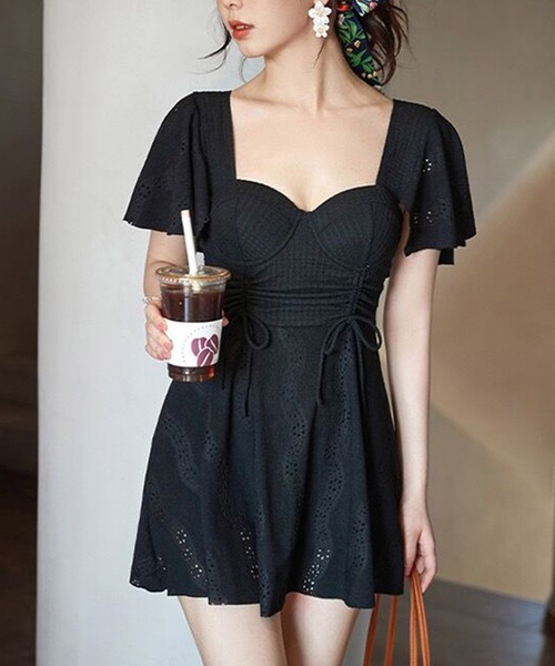 Dita Muaj.（ディータムアージュ）の「レースワンピース 水着（水着・レディース・ブラック/アイボリー・L/M/XL）」の14枚目の写真