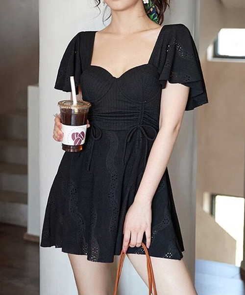 Dita Muaj.（ディータムアージュ）の「レースワンピース 水着（水着・レディース・ブラック/アイボリー・L/M/XL）」の16枚目の写真