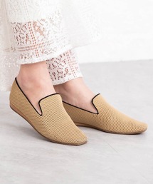 coca（ANDEX shoes product）（コカ）の「【サステナブルシリーズ】 ソフトスクエアトゥ ニット スリッポン（スリッポン）」