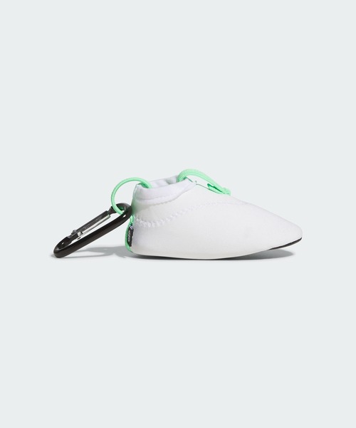 adidas（アディダス）の「シューズ型 ボールケース【adidas Golf/アディダスゴルフ】（ゴルフグッズ・レディース・ブラック/ホワイト×グリーン・FREE）」の3枚目の写真