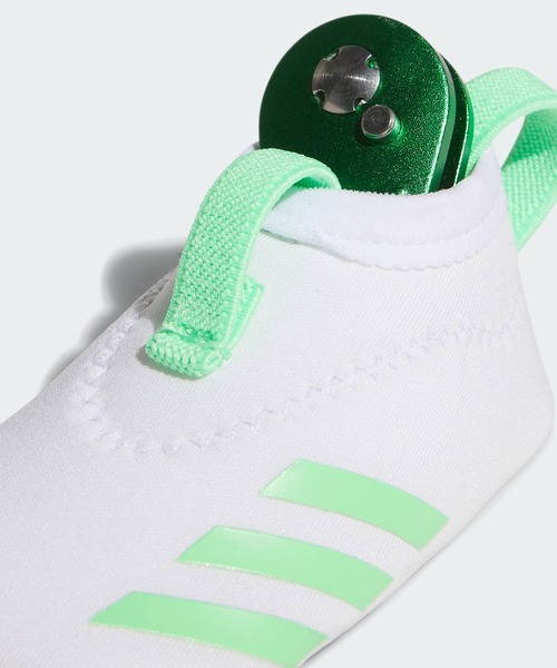 adidas（アディダス）の「シューズ型 ボールケース【adidas Golf/アディダスゴルフ】（ゴルフグッズ・レディース・ブラック/ホワイト×グリーン・FREE）」の5枚目の写真