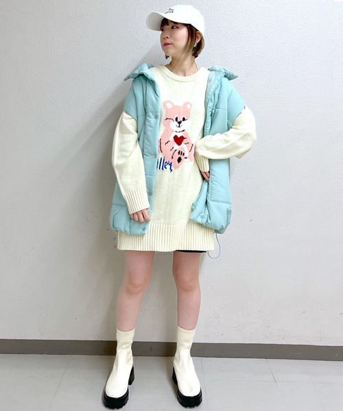 alley by w closet テディベアニット Alley by w closet（アリーバイダブルクローゼット）の「【Alley