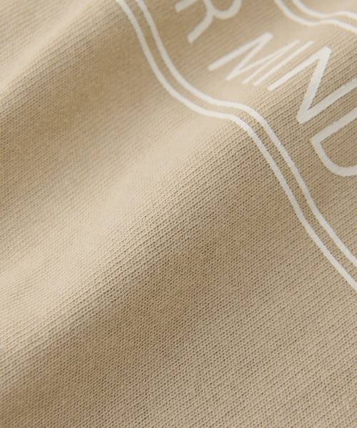 un dix cors（アンディコール）の「ロゴプリントコットンプルオーバー（Tシャツ/カットソー・レディース・ベージュ/ネイビー/オフホワイト・FREE）」の4枚目の写真