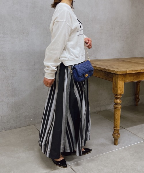 un dix cors（アンディコール）の「ロゴプリントコットンプルオーバー（Tシャツ/カットソー・レディース・ベージュ/ネイビー/オフホワイト・FREE）」の22枚目の写真