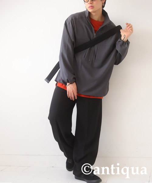 antiqua(アンティカ)の「センタープレスパンツ(その他パンツ・レディース・ブラック/ベージュ/グレー・M/L)」の4枚目の写真