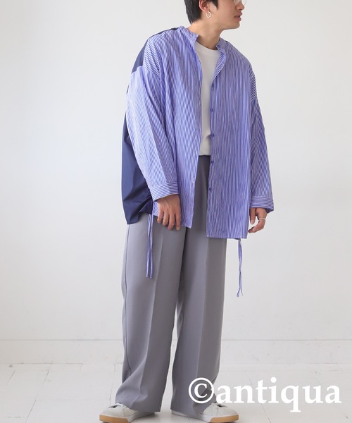 antiqua(アンティカ)の「センタープレスパンツ(その他パンツ・レディース・ブラック/ベージュ/グレー・M/L)」の16枚目の写真