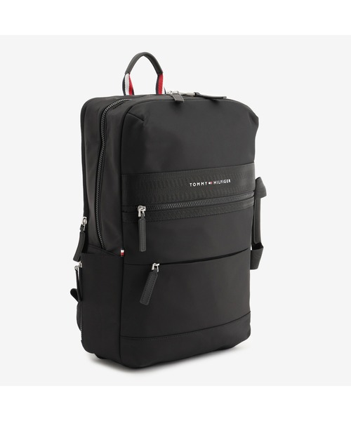 TOMMY HILFIGER(トミーヒルフィガー)の「ナイロンバックパック(バックパック/リュック・メンズ・ネイビー/ブラック・FREE)」の5枚目の写真