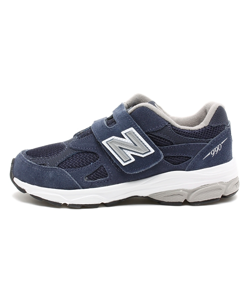 NEW BALANCE（ニューバランス）の「NEW BALANCE KV990（ベビーシューズ/ベビーソックス・キッズ・グレー/ネイビー・18/19/17）」の3枚目の写真