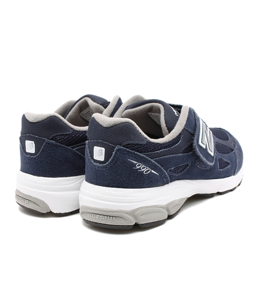 NEW BALANCE（ニューバランス）の「NEW BALANCE KV990（ベビーシューズ/ベビーソックス・キッズ・グレー/ネイビー・18/19/17）」の5枚目の写真