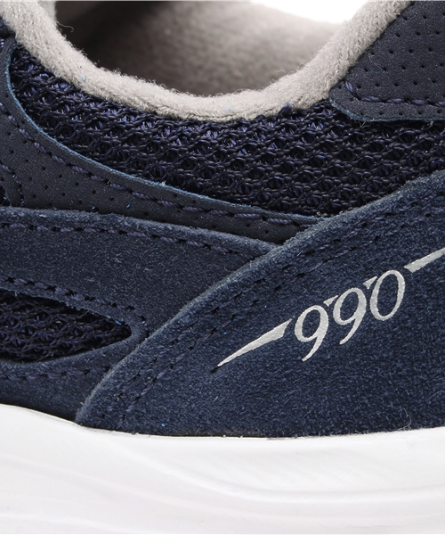 NEW BALANCE（ニューバランス）の「NEW BALANCE KV990（ベビーシューズ/ベビーソックス・キッズ・グレー/ネイビー・18/19/17）」の12枚目の写真