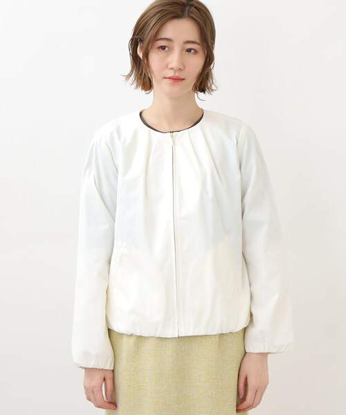 grove（グローブ）の「◇ラフ！きれいに！タックデザインノーカラー