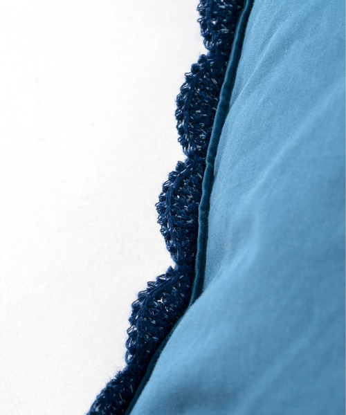 Casselini（キャセリーニ）の「Casselini HOME(キャセリーニ ホーム)クロシェクッションカバー（クッション/クッションカバー・レディース・ブラック/ネイビー/ピンク/オレンジ・FREE）」の6枚目の写真