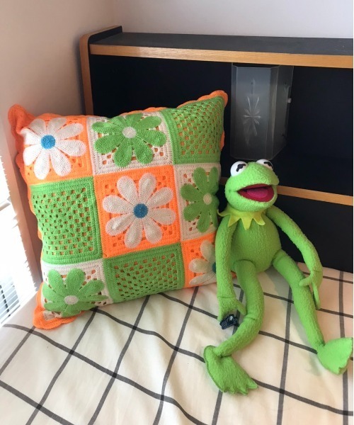 Casselini（キャセリーニ）の「Casselini HOME(キャセリーニ ホーム)クロシェクッションカバー（クッション/クッションカバー・レディース・ブラック/ネイビー/ピンク/オレンジ・FREE）」の22枚目の写真