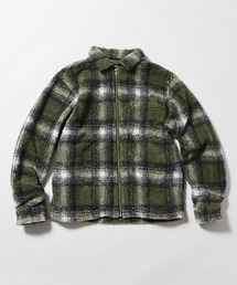 【早い者勝ち】STUSSY チェック ジップ ジャケット ブルゾン ボア STUSSY（ステューシー）の「STUSSY/ステューシー SHADOW PLAID