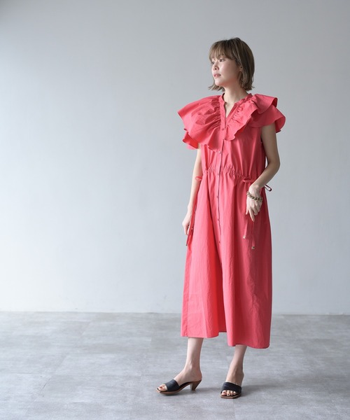 HERENCIA（ヘレンチア）の「アシンメトリー フリルカラー マルチウェイ