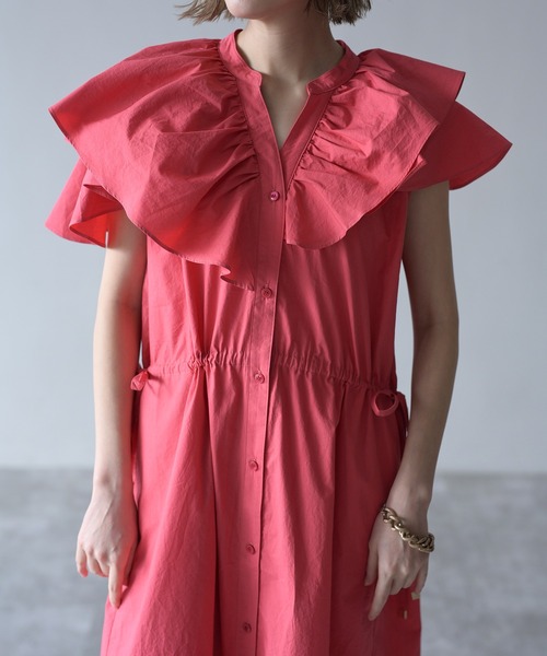 HERENCIA（ヘレンチア）の「アシンメトリー フリルカラー マルチウェイ