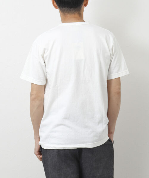 BARNS OUTFITTERS（バーンズアウトフィッターズ）の「【BARNS OUTFITTERS/バーンズアウトフィッターズ】別注プリントTシャツ Chillin（Tシャツ/カットソー・メンズ・ブラック/ホワイト/ベビーピンク/グレイッシュベージュ・M/L/S）」の10枚目の写真