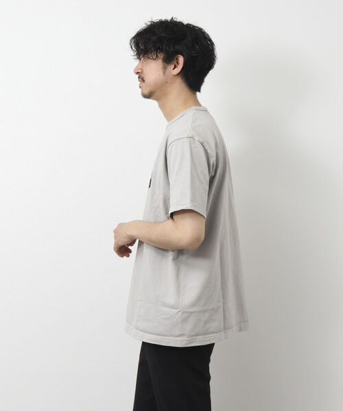 BARNS OUTFITTERS（バーンズアウトフィッターズ）の「【BARNS OUTFITTERS/バーンズアウトフィッターズ】別注プリントTシャツ Chillin（Tシャツ/カットソー・メンズ・ブラック/ホワイト/ベビーピンク/グレイッシュベージュ・M/L/S）」の22枚目の写真