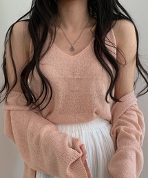Girly Doll | サマーニットカーディガン&ノースリーブ セット(アンサンブル)