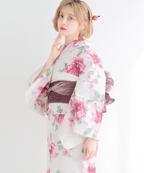 Dita（ディータ）の「1人で着られる浴衣5点セット 和歌山染工日本染め（ゆかた・しわへこ帯・下駄・着付け本・腰ひも）【K】（浴衣・レディース・その他9/その他2/その他6/その他5/その他12/その他10/その他7/その他1/その他8/その他3/その他4/その他11/その他13/その他14/その他17/その他16/その他15・FREE）」の9枚目の写真