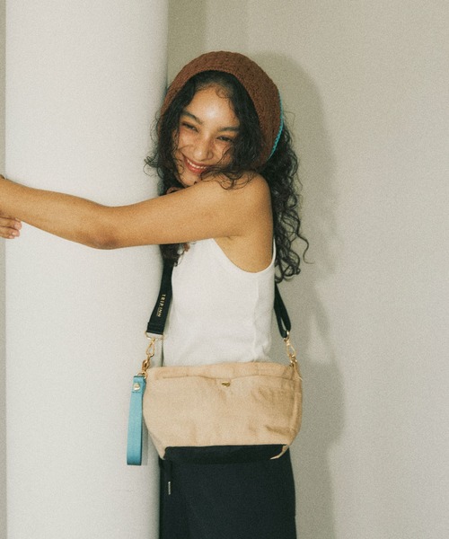 TRIP.INN】2WAYポケット横型ショルダーバッグ M（ショルダーバッグ