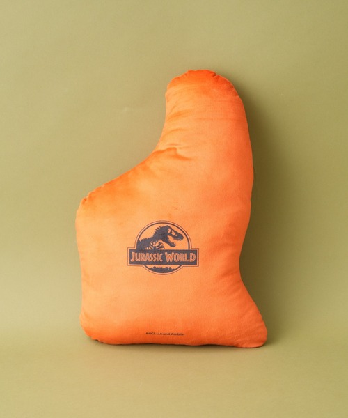 BIRTHDAY BAR(バースデイバー)の「【JURASSIC WORLD】Diecut-cushion ダイカットクッション 恐竜(クッション/クッションカバー・レディース・アイボリー/オレンジ/グリーン・フリー)」の5枚目の写真