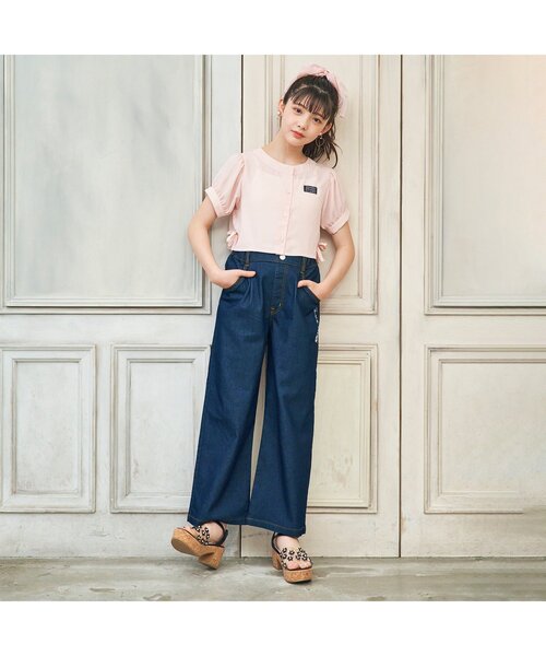 algy(アルジー)の「ハート刺しゅうロングパンツ(その他パンツ・キッズ・サックスブルー/グレー/ネイビー・XXX-SMALL/XX-SMALL/X-SMALL/MEDIUM/SMALL)」の14枚目の写真